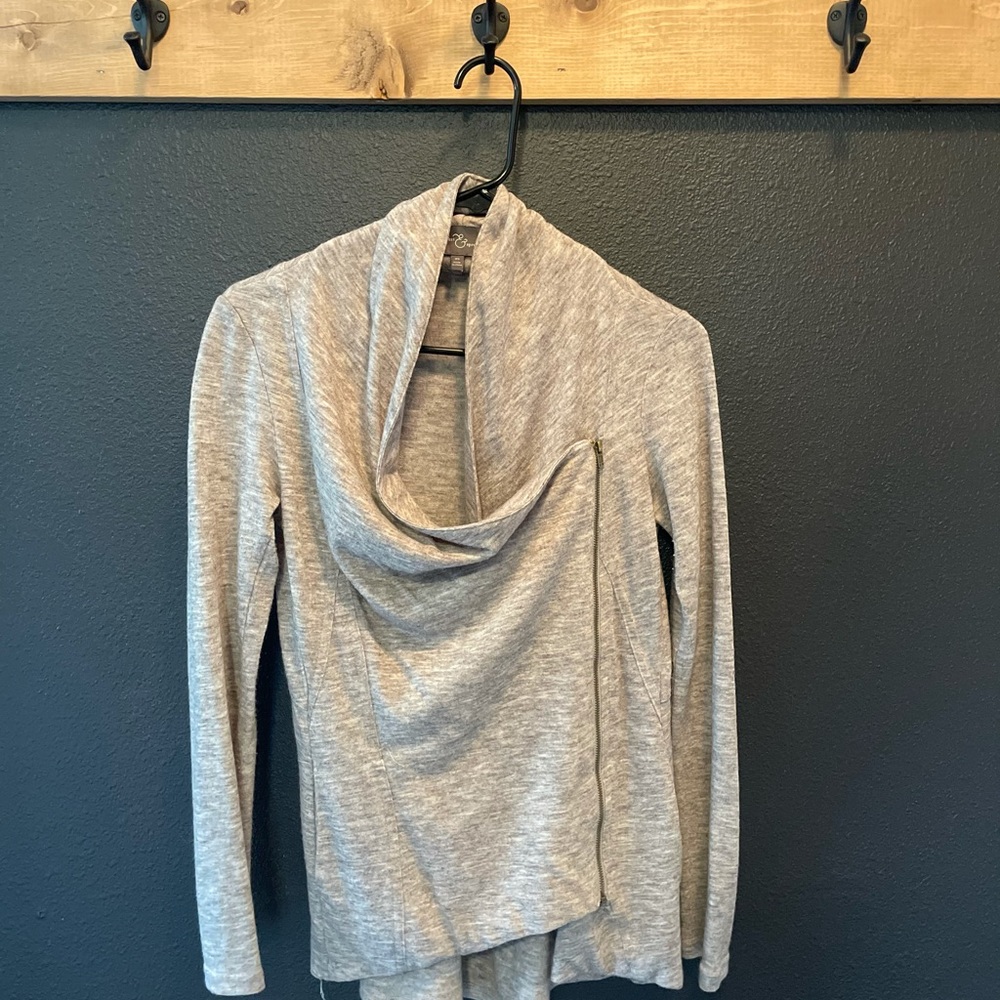 Market & Spruce Side Zip Sweater